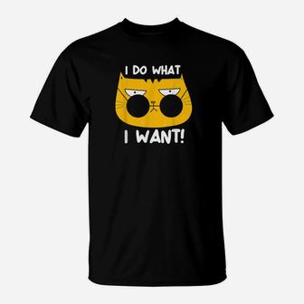 I Do What I Want T-Shirt - Monsterry