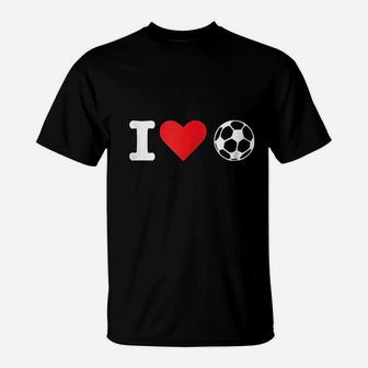 I Heart Love Soccer T-Shirt | Crazezy CA