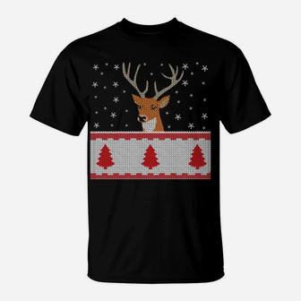 I Like Big Racks Bow Hunter Xmas Deer Hunting Sweatshirt T-Shirt | Crazezy