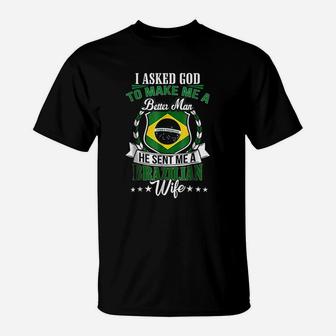 I Love My Brazilian Wife Anniversary T-Shirt | Crazezy AU