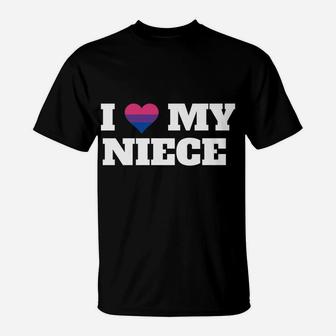 I Love My Niece Uncle Aunt Gifts From Niece T-Shirt | Crazezy CA