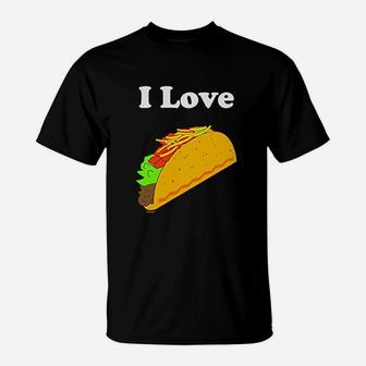 I Love Tacos T-Shirt | Crazezy