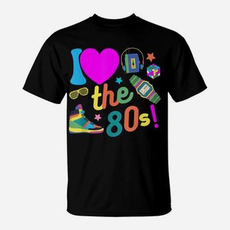 I Love The 80S Tshirt Funny 80'S Party Costume Men Women Tee T-Shirt | Crazezy