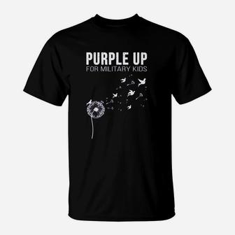 I Purple Up For Military Kids T-Shirt | Crazezy CA