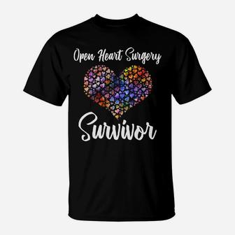I Survived Open Heart Surgery Tshirt Heart Attack Survivor T-Shirt | Crazezy UK