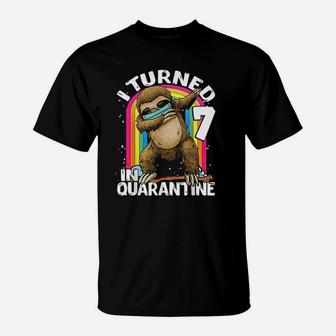 I Turned 7 In Dabbing T-Shirt | Crazezy CA