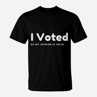 I Voted T-Shirt - Monsterry UK