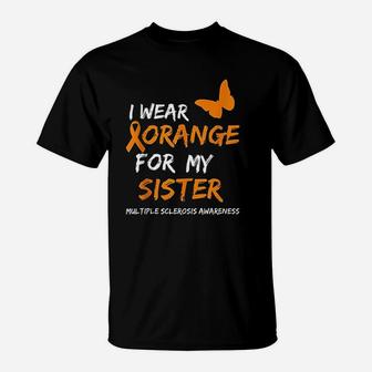 I Wear Orange For My Sister T-Shirt | Crazezy CA