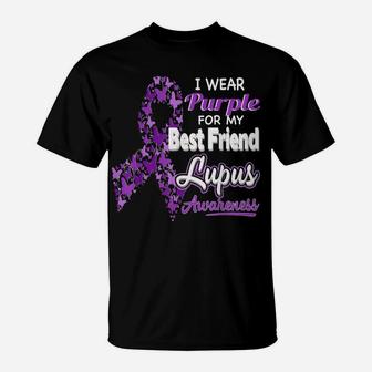 I Wear Purple For My Best Friend - Lupus Awareness T-Shirt | Crazezy DE