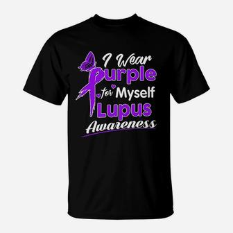 I Wear Purple For Myself T-Shirt | Crazezy AU