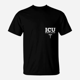 Icu Registered Nurse T-Shirt | Crazezy
