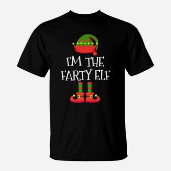 I'm The Farty Elf Tee Christmas Xmas Funny Elf Group Costume T-Shirt | Crazezy DE