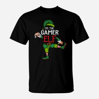 I'm The Gamer Xmas Elf Cute Funny T-Shirt - Monsterry