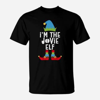 I'm The Jovie Elf Matching Christmas Costume T-Shirt | Crazezy CA