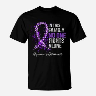 In This Family No One Fights Alone T-Shirt | Crazezy CA