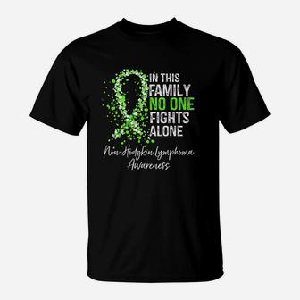 In This Family No One Fights Alone T-Shirt | Crazezy AU