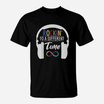 Infinity Symbol Rockin To A Different Tune Gift T-Shirt | Crazezy DE