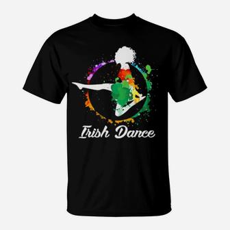 Irish Dance Art Color T-Shirt - Monsterry AU