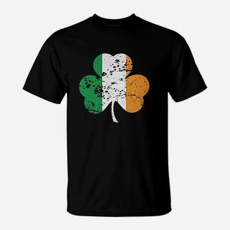 Irish Flag Shamrock Ireland Flag Clover T-Shirt - Thegiftio UK