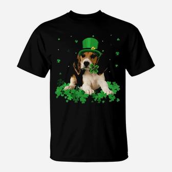 Irish Shamrock St Patrick's Day Beagle Cool T-Shirt - Monsterry