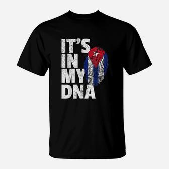 It Is In My Dna Cuba Flag T-Shirt | Crazezy
