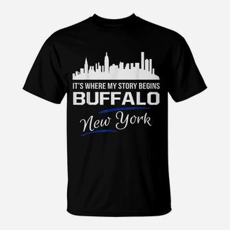 It Is Just Where My Story Begins Buffalo New York T-Shirt - Thegiftio