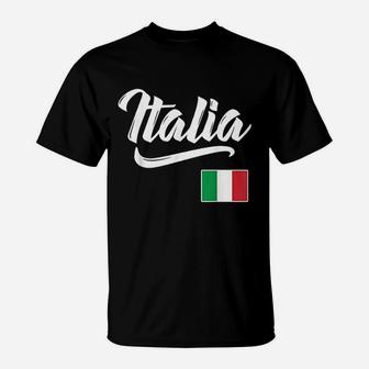 Italia Italian Flag T-Shirt - Thegiftio UK