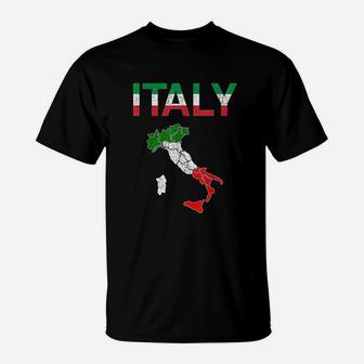 Italy Flag Vintage Italian T-Shirt | Crazezy