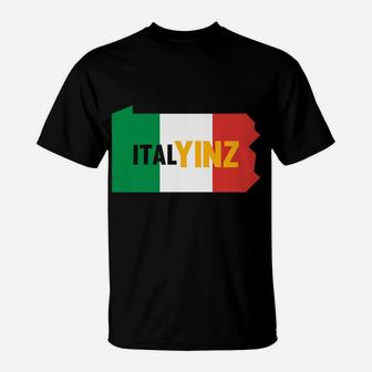 Italyinz | Funny Pittsburgh Italian Family Gift Design T-Shirt | Crazezy DE