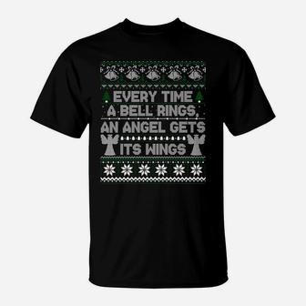 It's A Wonderful Life Every Time A Bell Rings Ugly Sweater Sweatshirt T-Shirt | Crazezy AU