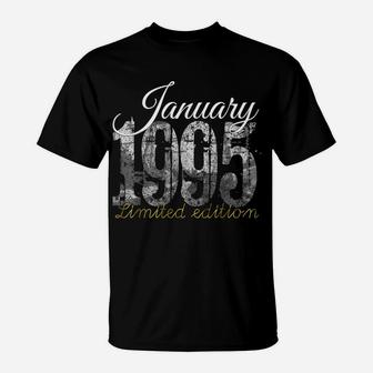 January 1995 Tee - 25 Year Old Shirt 1995 25Th Birthday Gift T-Shirt | Crazezy AU
