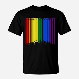 Jefferson County Kentucky Lgbtq Gay Lesbian Pride T-Shirt - Monsterry DE
