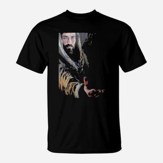 Jesus Reaching Hand T-Shirt - Monsterry