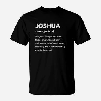 Joshua Name T-Shirt | Crazezy