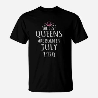 July 1970 Queen July 1970 Queens T-Shirt - Thegiftio UK
