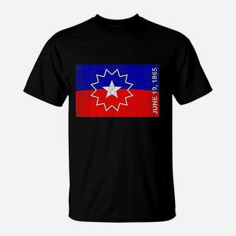 Juneteenth Freedom Day Flag Black History Remembrance T-Shirt | Crazezy