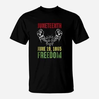 Juneteenth Freedom T-Shirt | Crazezy DE