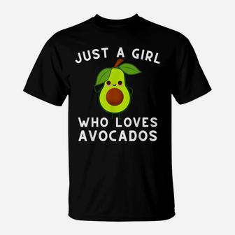 Just A Girl Who Loves Avocados - Avocado & Guacamole T-Shirt | Crazezy