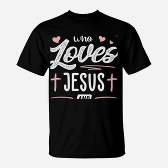 Just A Girl Who Loves Jesus And Singing Gift Women Sweatshirt T-Shirt | Crazezy
