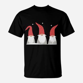 Just Hangin With My Gnomies Merry Christmas Cute Holiday T-Shirt | Crazezy DE