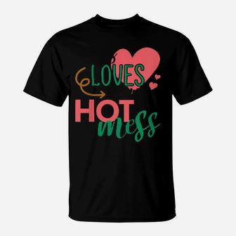 Kids Jesus Loves This Little Hot Mess For Girls Christian T-Shirt - Monsterry CA