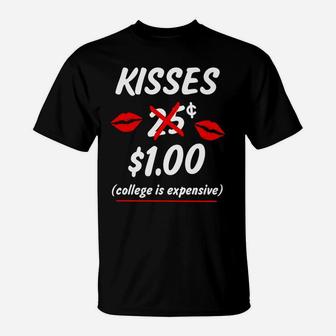Kids Kisses Are 100 Funny Valentines Day Kids T-Shirt - Thegiftio UK