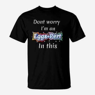 Kids Matching Unisex Eggspert Easter For Boys Girls T-Shirt - Thegiftio