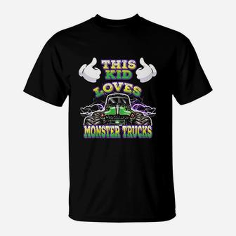 Kids Monster Truck T-Shirt | Crazezy DE