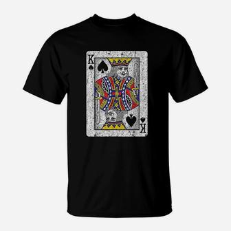 King Of Spades Card T-Shirt | Crazezy AU