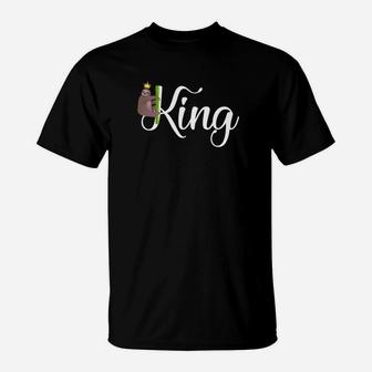 King Sloth Funny Sloth Lover Party Gift T-Shirt - Thegiftio UK