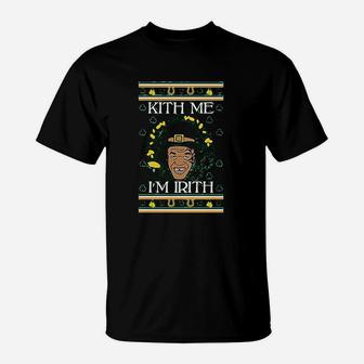 Kiss Me I Am Irith Funny Irish St Paddys T-Shirt - Thegiftio