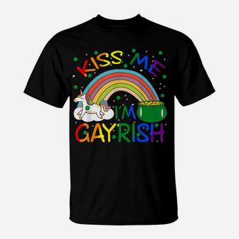 Kiss Me I M Gayrish Patricks Day Gay Pride Lgbt Shirts Gift T-Shirt | Crazezy
