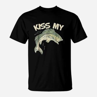 Kiss My Fishing T-Shirt | Crazezy