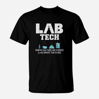 Lab Tech Laboratory Technician T-Shirt | Crazezy
